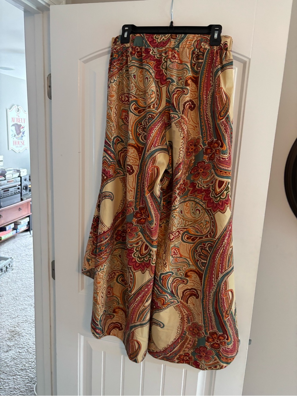 Women's Paisley Midi pants Multicolor
